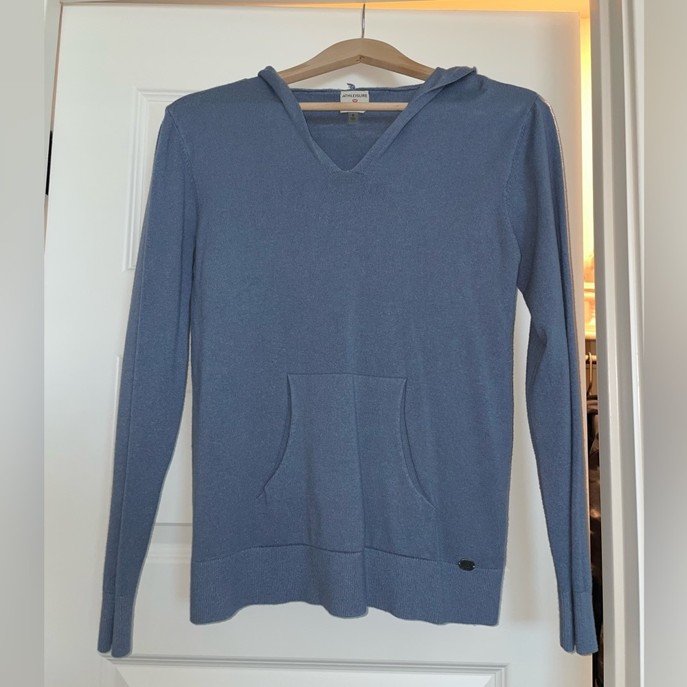 Blue thin hoodie
